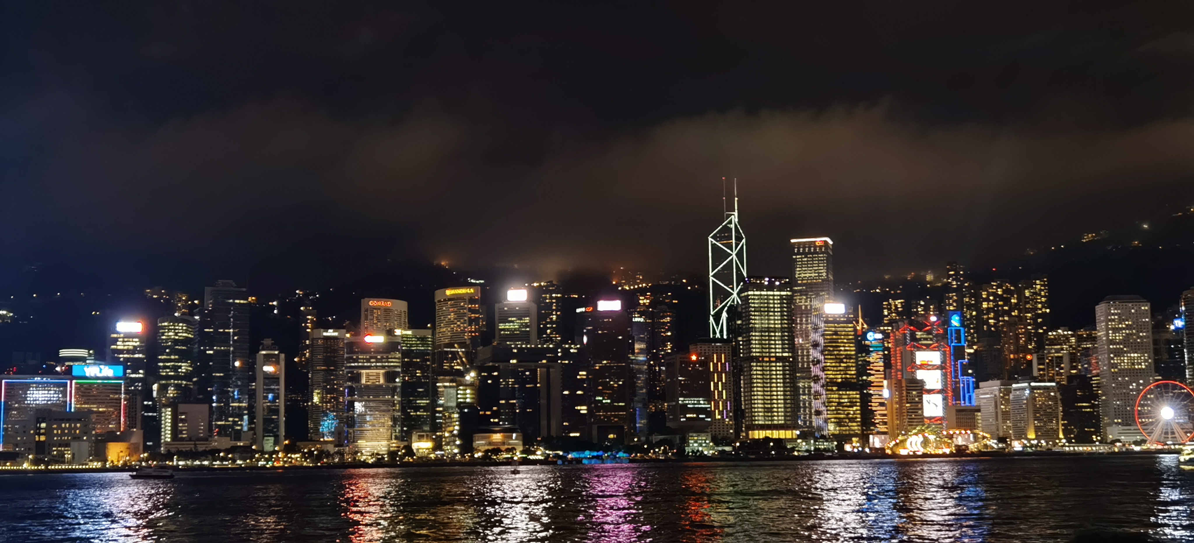 香港維多利亞港夜景